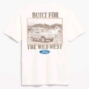 FORD BRONCO | URBAN OUTFITTERS Graphic Logo Crewneck Short Sleeve Tee Women's XL